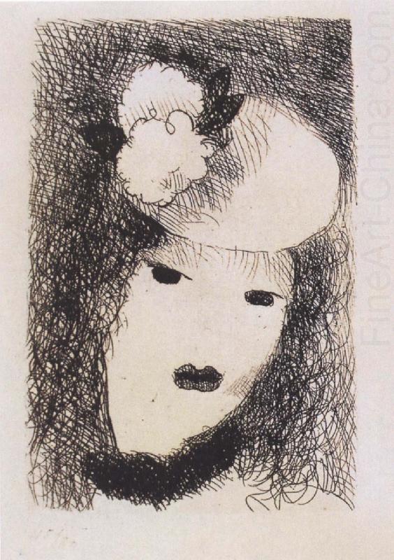 Marie Laurencin Woman wearing the hat china oil painting image